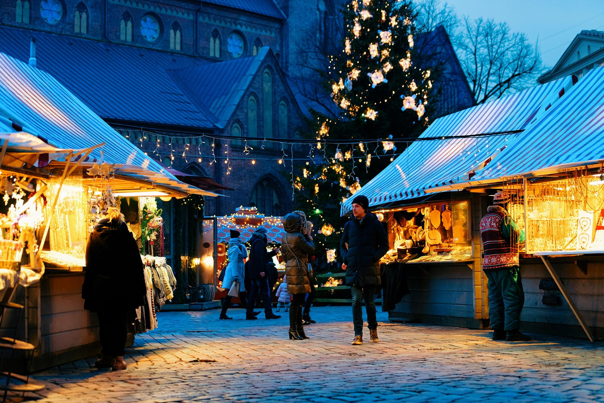 Riga Latvia Dec 2017